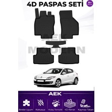 AEK Modern Renault Megane 3 4d Paspas Seti  2008-2015 A++ Kalite (5 Parça)