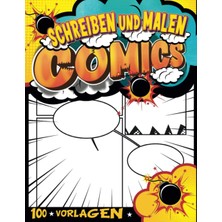 Renas Store Independently Published Comic Skizzenbuch A4 Gebunden: Comic-Layouts Für Kinder Zeichnen | Comic-Story-Bücher Ausfüllen | Junge 4 Jahre Geschenkideen (German Edition)