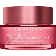Clarins Multi Active Night Cream Tüm Cilt Tipleri Kırışıklık Karşıtı Gece Krem 50 ml