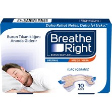 Renas Store Breathe Right Klasik Normal Boy Burun Bandı 10 Adet (1 x 10 Adet)