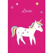 Renas Store Lucie: Einhorn Malbuch / Tagebuch / Notizbuch - Dın A4 - Blanko (German Edition)