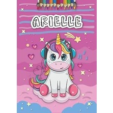 Renas Store Arielle: Personalized Coloring Book For Arielle | Theme: Unicorn | Birthday Gift For Girl, Daughter ... | Ages: 4-8 | 25 Unicorn Designs With Name Arielle, Large Size A4 (Ca. 8.5 x 11 Inches)