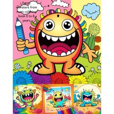 Renas Store Independently Published Coloring Pages Funny Monsters From Mars From 0 To 8 Years Old