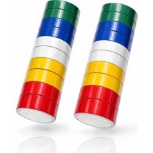 Renas Store Nistabolje 20 Adet Renkli Elektrik Bandı Pvc Izole Bantı
