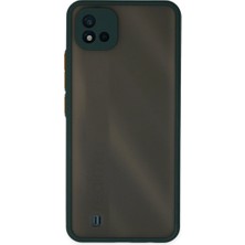 Magicool Realme C11 2021 Kılıf Montreal Silikon Kapak - Yeşil