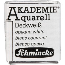 Renas Store Schmincke Akademie Aquarell Yarım Tablet Sulu Boya 111 Opaque White