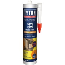 Renas Store Tytan Montaj Yapıştırıcı Sıvı Çivi 390 gr Su Geçirmez Mutfak Banyo Ahşap Dolap Beton Fayans Mermer
