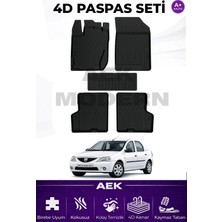 AEK Modern Dacia Logan 2 Mcv 4d Paspas Seti  2013 Sonrası A++ Kalite (5 Parça)