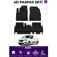 AEK Modern Opel Combo E 4d Paspas Seti  2025 Sonrası A++ Kalite (3 Parça)