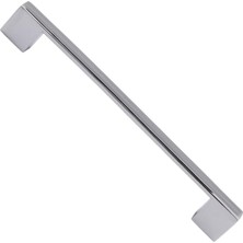 Renas Store BADEM10 Gölcük 160 mm Mutfak Kulpu Çekmece Dolap Kapak Kulbu Metal Kulp Mobilya Krom Renk Dolabı Kulpları