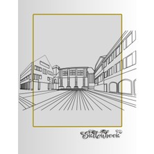 Renas Store Sketchbook: City Scene, Large 8.5" x 11", 110 Pages, Perfect For Everyone, Crayons, Pencils, Drawing And Sketching