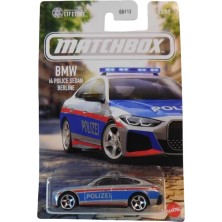 Renas Store Matchbox - Bmw I4 Police Sedan Berline (1/64) JJR56