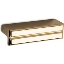 Renas Store System 9255 Çizgili Modern Kulp Gold Renk 64 mm Çok Renkli