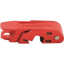 Renas Store Master Lock 493B Kırmızı Elektrik Kutusu Devre Kesici Kilitleme, Standart Tek ve Çift Geçişler Için Etiketleme Devre Kesici Kutusu Kilidi
