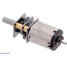 Pololu 3801 Micro Metal Redüktörlü DC Motor HPCB 12V - Dual Şaft PL-4799