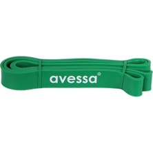 Renas Store Avessa Latex Güç Bandi 32 mm Sert (208CM x 3,5 x 32MM) Yeşil