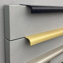 Renas Store System 1745 Entegre/gömme Kulp Siyah Renk 960 mm Siyah Çok Renkli