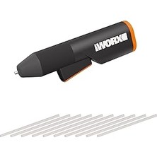 Renas Store Worx WX746.9 Makerx 20V Profesyonel Sıcak Mum Silikon Tabancası + 10 Silikon
