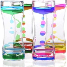 Renas Store Yenigeldi Baloncuklu Zaman Saati, Sıvı Kum Saati,lav Lambası Kum Saati,su Baloncuğuduyusal Oyuncak, Fidget Toy,