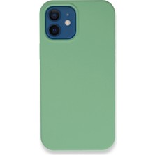 Magicool Iphone 12 Kılıf Lansman Legant Silikon - Yeşil