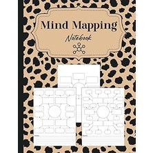 Renas Store Independently Published Mind Mapping Notebook: Blank Mind Map Templates For Organizing Thoughts And Ideas | Brainstorming Notebook | Leopard Spots Cover Design | Variety Of Templates.