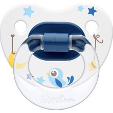 Renas Store Wee Baby 834 Desenli Damaklı Emzik No:2 6-18 Ay, Asorti