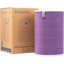 Renas Store Purmed Xiaomi Smart Air Purifier 4 Uyumlu Mor Hepa Filtre |yedek Filtre | Pm2.5 ve Alerjen Temizleyici