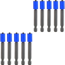 Renas Store 10 Adet Mıknatıslı Bits Uç Ph2 65 mm Renkli Vida Tutucu Sökme Yıldız Matkap Vidalama Ucu S2 Çeliği