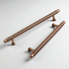 Renas Store Martin Bronz Metal Kulp 128 mm Mobilya Çekmece Mutfak Dolabı Dolap Modern Kapak Kulpları Grip Desen