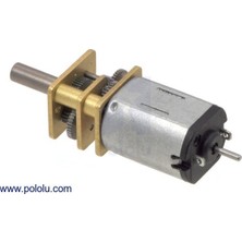 Pololu 101 Micro Metal Redüktörlü Motor HP 6V 3100rpm - Dual Şaft PL-2211