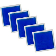 Renas Store Flexy Medical Sıcak ve Soğuk 5 Adet Kompres Termojel Buz Paketi, 13X13CM, Migren, Incinme, Burkulma, Kas Ağrısı, Baş Ağrısı, Göz Altı Morluğu, Tendon Iltihabı, Termofor, Kompres Jel, Eklem Ağrı