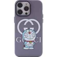 Magicool Iphone 14 Pro Kılıf Prada Desenli Kapak - Prada Mor - 3