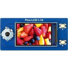 WaveShare Raspberry Pi Pico için 1.14inch LCD Ekran, 240x135, IPS, 65K renk, 19340