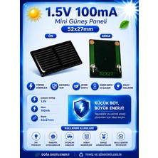 Renas Store 1.5V 100MA 52X27MM Güneş Paneli - Solar Panel