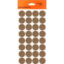 Renas Store BADEM10 Nobel Masa Sandalye Parke Zemin Koruyucu Keçe Yapışkanlı 25 mm (32'li Paket)