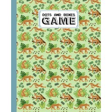 Renas Store Dots And Boxes Game: Premium Leopard Cover Dots And Boxes Game, A Classic Strategy Game - Large And Small Playing Squares, 120 Pages, Size 8" x 10" By Dianne Farrant