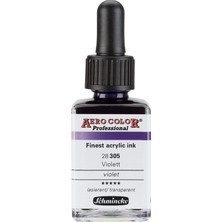 Renas Store Schmincke Aero Color Professional Akrilik Airbrush Mürekkebi 28 ml 305 Violet