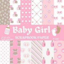 Renas Store Independently Published Baby Girl Scrapbook Paper