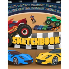 Renas Store Sketchbook: Drawing Sketch Pad With Monster Trucks, Drawing Notebook (8.5 x 11 Inches): (Sketchbook For Kids)