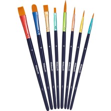 Renas Store Pelikan Lot De 8 Pinceaux Synthétiques De Qualité Supérieure