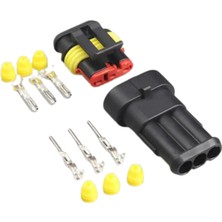 Renas Store Super Seal Konnektör Takım - Erkek/dişi (3 Pin)