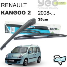 Renas Store Yeo Renault Kangoo 2 ile Uyumlu Arka Silecek Kolu ve Süpürgesi 2008-...