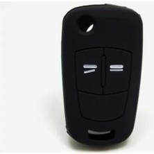 Renas Store Autohan Keys Corsa D, Astra H Kumanda Kabı, Siyah Silikon Koruyucu Kılıf, Otomobil Anahtar Koruma