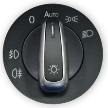 Renas Store Far Anahtarı Auto Otomatik Krom 3C8941431A Vw Beetle ile Uyumlu 2012-2019