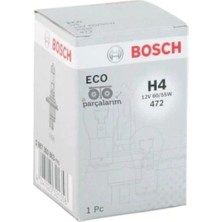 Renas Store 1987302803 - Ampul H4 12V Standart H4 Ampul 55 / 60W Tırnaklı P43T DKM8855NM ile Uyumlu
