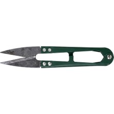 Renas Store Metal Tekstil Makası, Renkli Çelik Bıçaklı, Dikiş ve Nakış Için Iplik Kesme Makası (Yeşil)