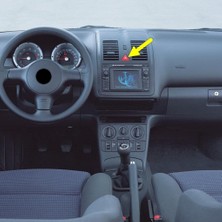 Renas Store Kırmızı Üçgen Dörtlü Flaşör Düğmesi 6N0953235A Vw Polo Classic ile Uyumlu 2000-02
