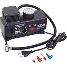 Renas Store 220 Volt-12 Volt 250 Psi Psi Kompresör Lastik Hava Şişirme Oto Pompası Fişli Çakmaklıklı