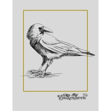 Renas Store Sketchbook: Bird Sketch, Large 8.5" x 11", 110 Pages, Perfect For Everyone, Crayons, Pencils, Drawing And Sketching