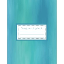 Renas Store Independently Published Full-Size Storyboarding Book- Blue Watercolor